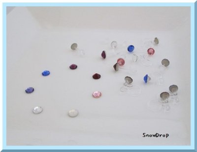 画像2: 一粒の宝石　片耳　1本　樹脂ピアス＆ノンホールピアス　全12色